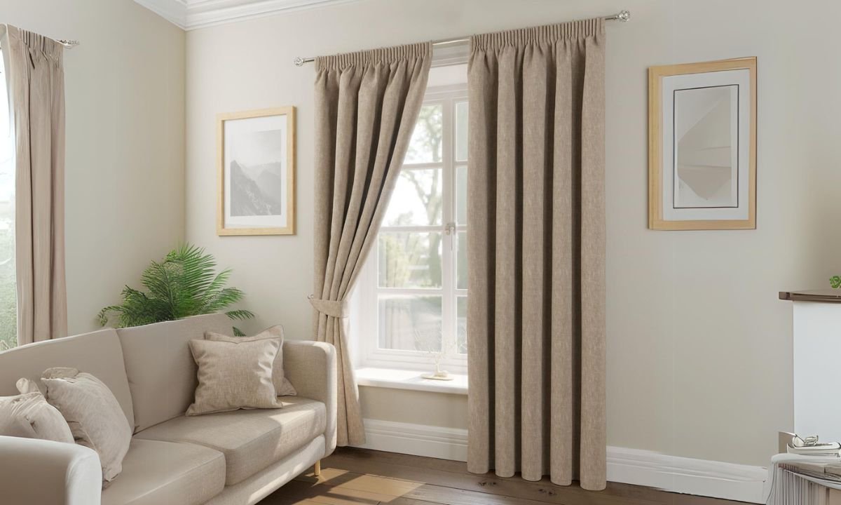 Beige Curtains Dubai