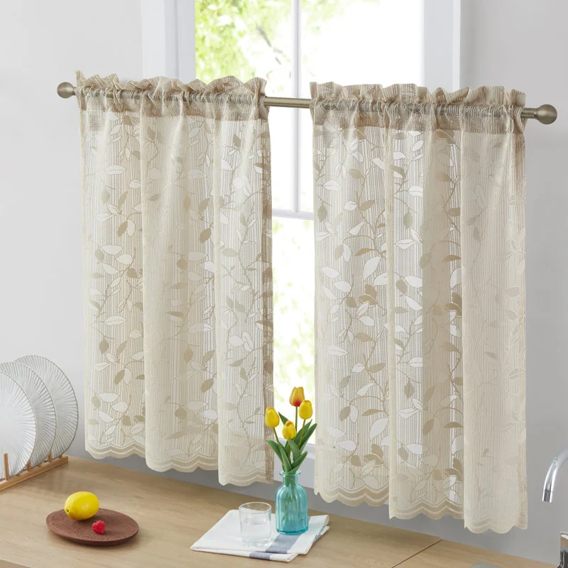 Geake Floral Cafe Tiers 60 Kitchen Curtain