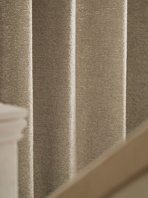 Natural Bouclé Super Thermal Eyelet Door Curtain 2