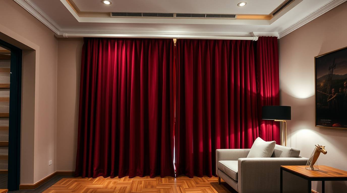 Red Curtains Dubai