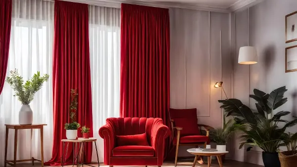 Red Curtains dubai