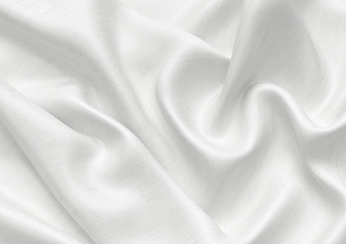 Shima Faux Silk, White 2