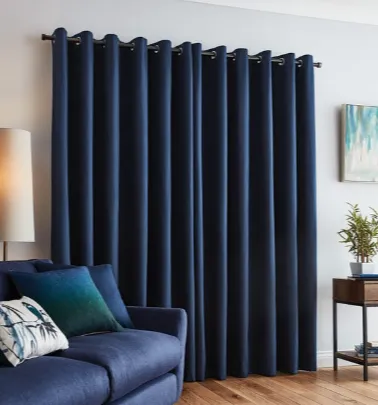 Solar Blackout Eyelet Curtains