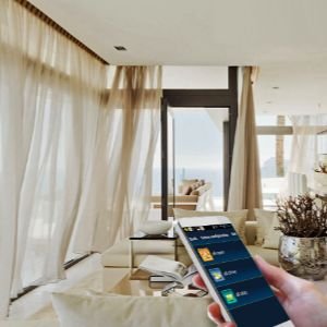 Solar-Powered Motorized Curtains