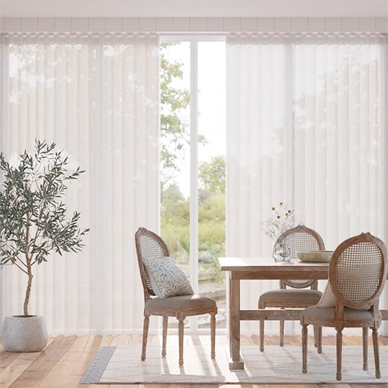 Tahiti Voile Snow Curtains