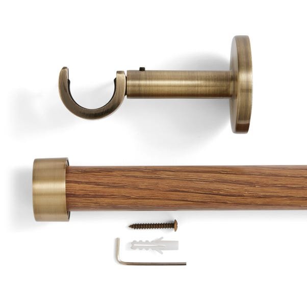 Trinity Wrapped Fixed Metal Eyelet Curtain Rod - Image 2