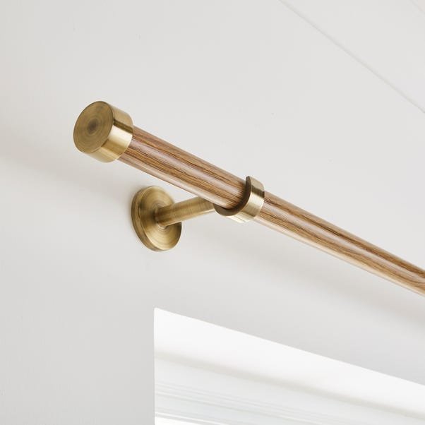 Trinity Wrapped Fixed Metal Eyelet Curtain Rod