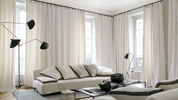 White Curtains Dubai