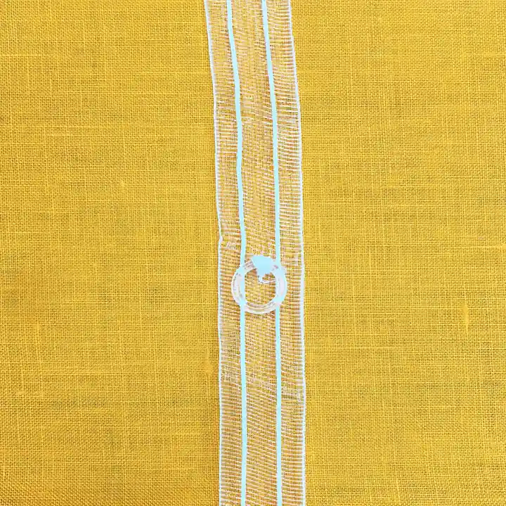 10 YARDS / Austrian Roman Shade Translucent Clear Sewing Tape - Image 2