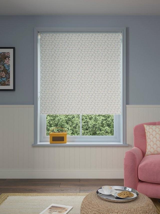 Anya Blackout Thermal Roller Blind, Green Jade