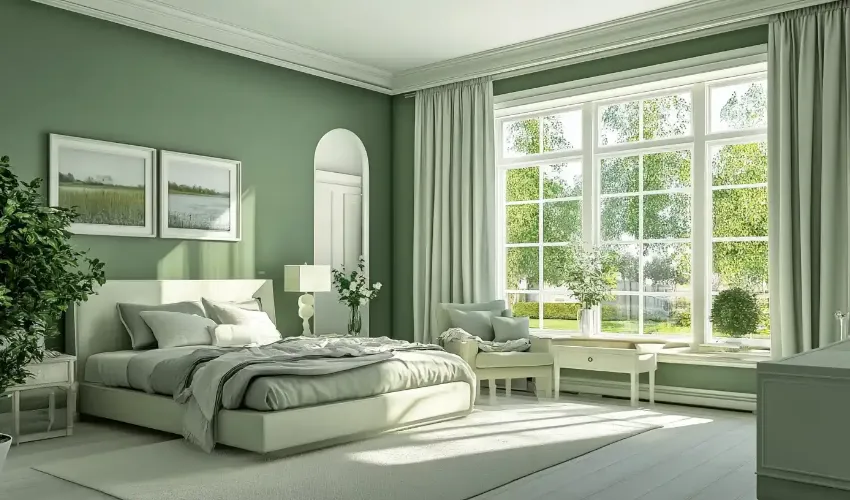 Best Curtain Colors for Green Walls