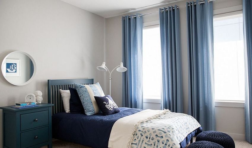 Chalk Blue Curtains