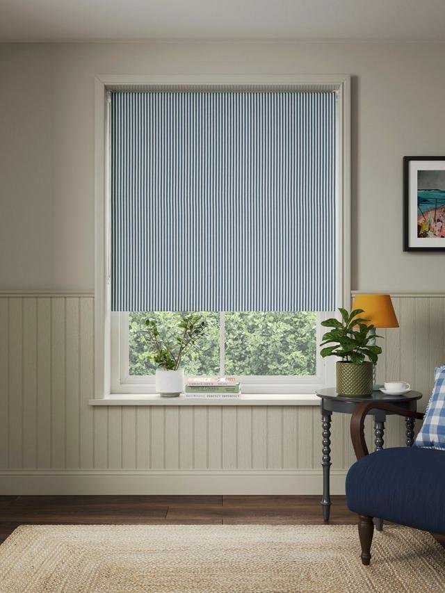 Conwy Blackout Roller Blind Lake Blue