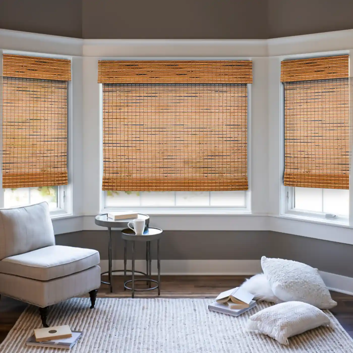 Custom Bamboo Shades Light Filtering Salem