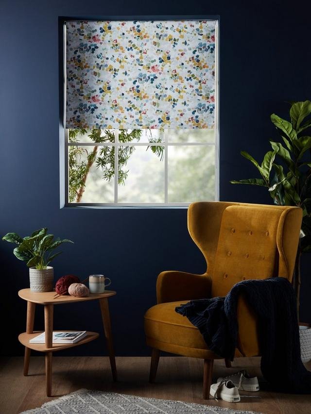 Dapple Abstract Blackout Thermal Roller Blind Multi