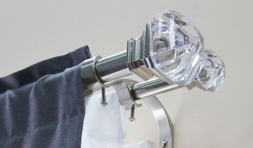 How To Fix Double Curtain Rods