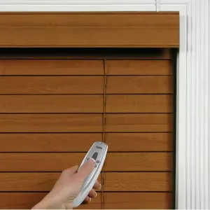 Motorized Wooden Blinds