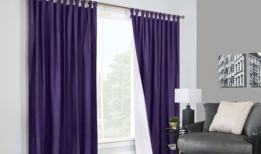 Purple Curtains