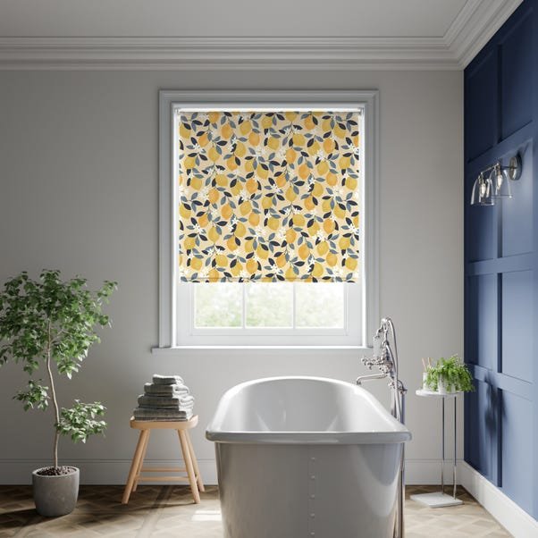 Sicily Lemons Fire Retardant Blackout Roller Blind