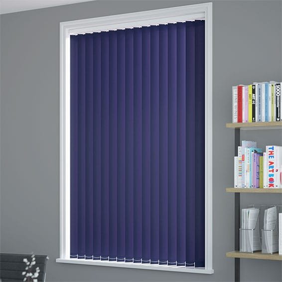 Valencia Cobalt Vertical Blind 1