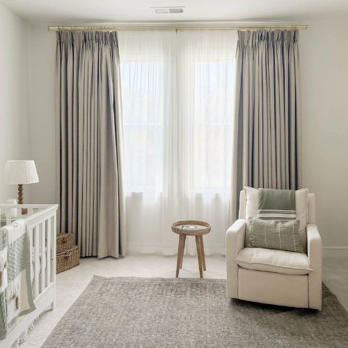 Soundproof Greige Curtains
