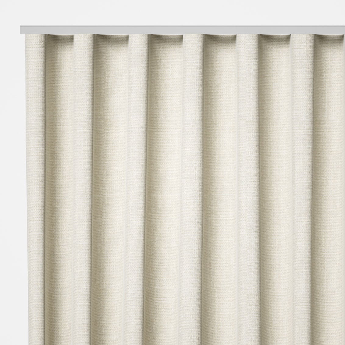 Cream Motorized Curtains