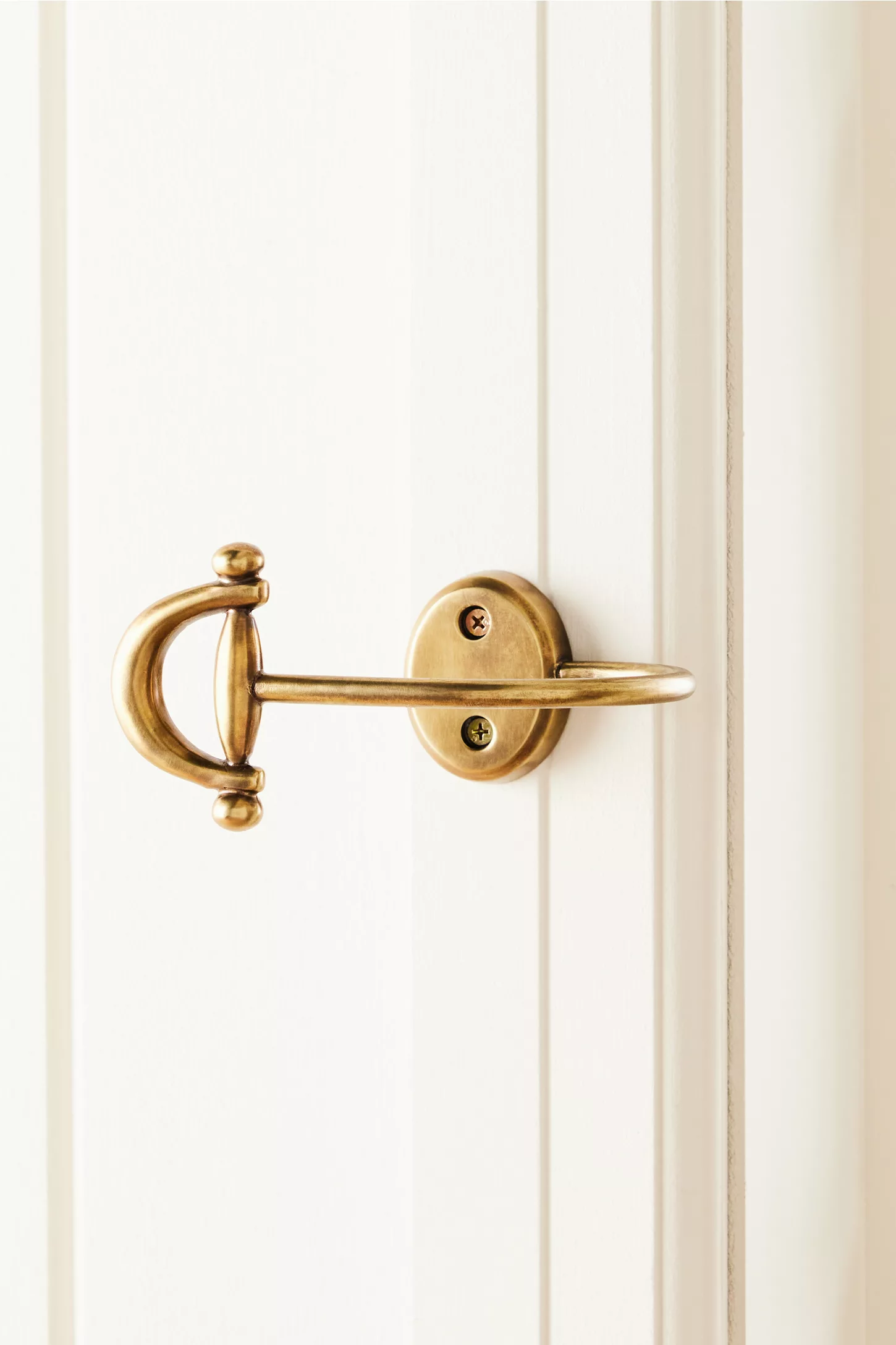 Equestrian Brass Curtain Tieback