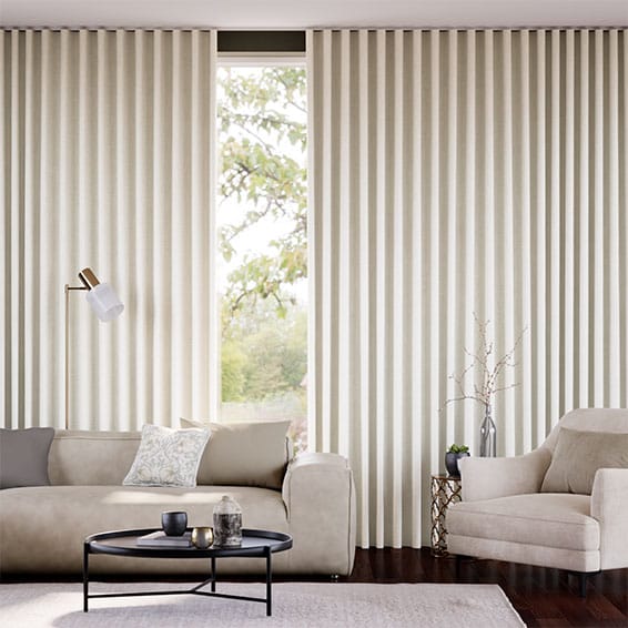 Harrow Ecru Motorized Curtains