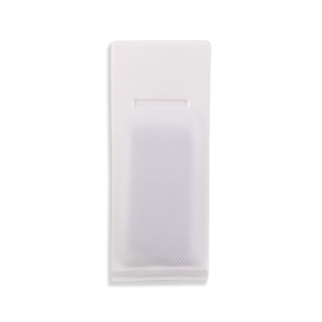 White Plastic Covered Curtain Weights