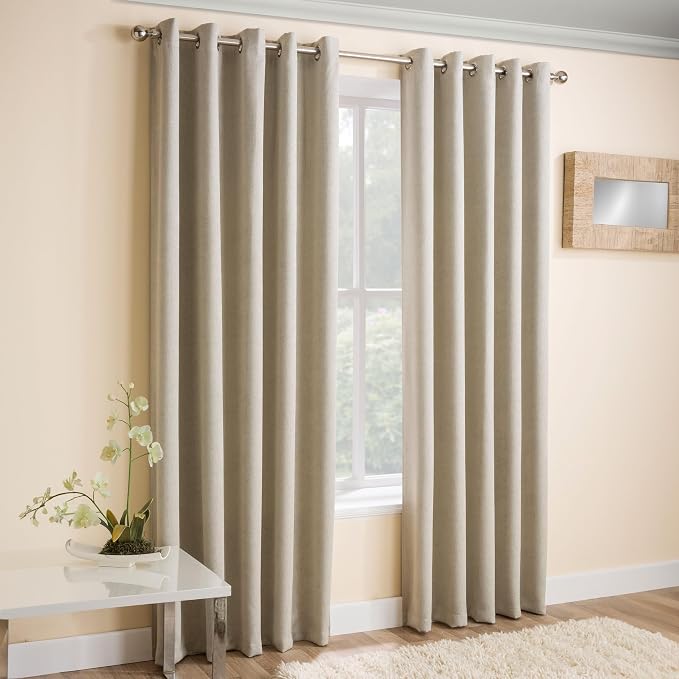 Cream Eyelet Curtains