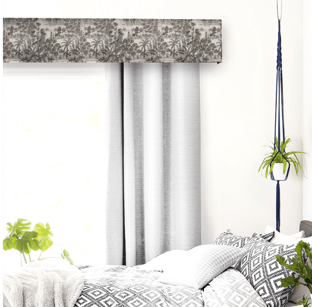 Laurent Aniseed Pelmet Curtains