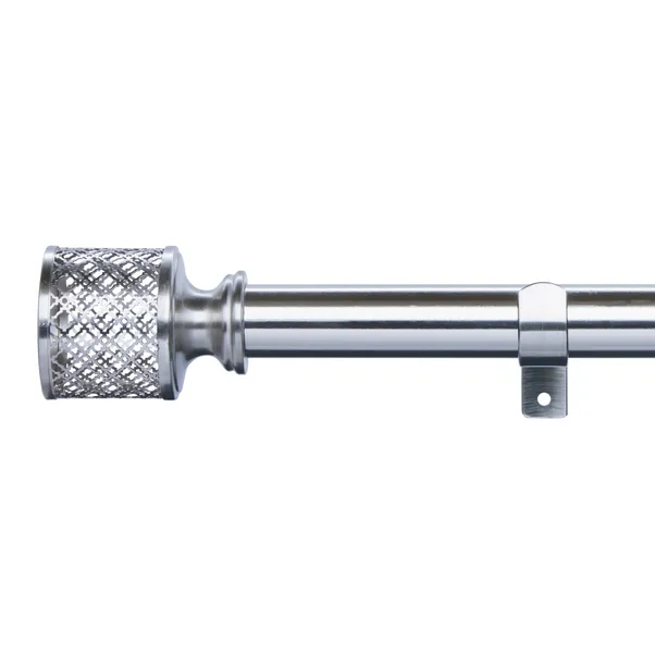 Satin Nickel Cylindrical Curtain Finial