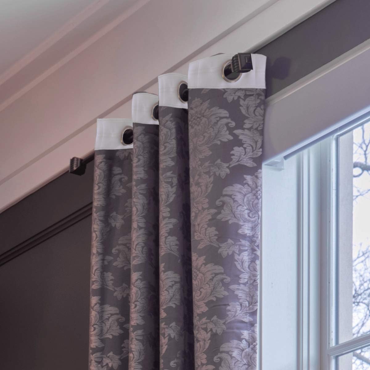 Silver Plastic Curtain Eyelets