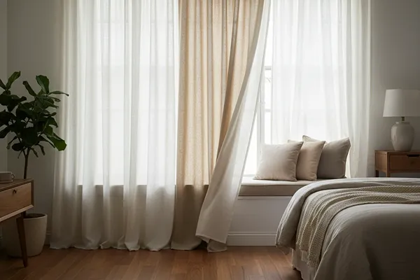 White Linen Curtains