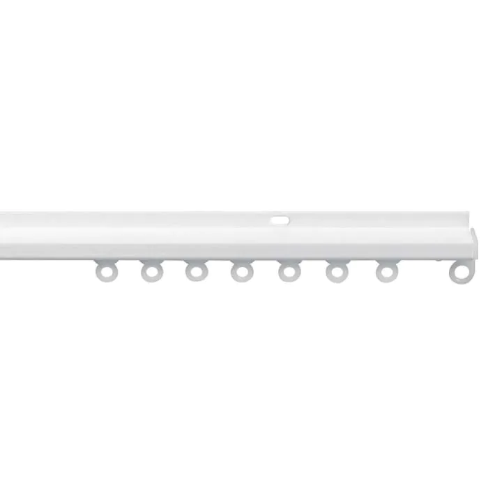 White Slimline Curtain Rail