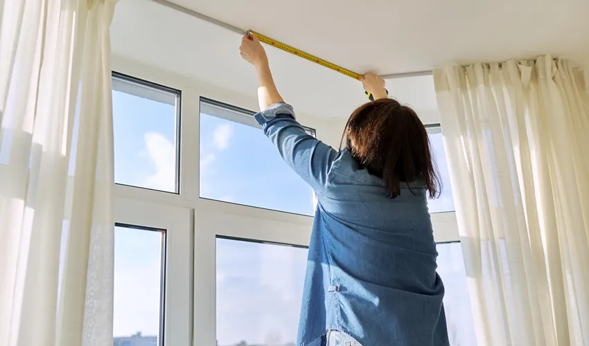 How to Measure for 2 Curtains