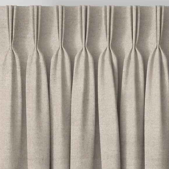Oyster Natural Made To Measure Curtains - Image 2